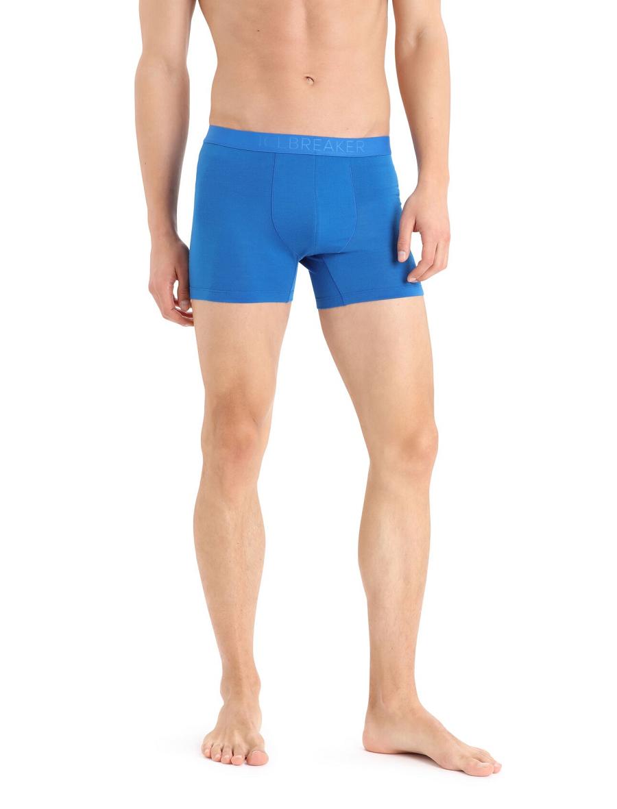 Bielizny Icebreaker Cool-Lite™ Merino Anatomica Boxers Męskie Niebieskie | PL 1627QMAZ